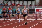Eilidh Child (GB) wins the 400 metres hurdles at the European Athletics Team Championships.